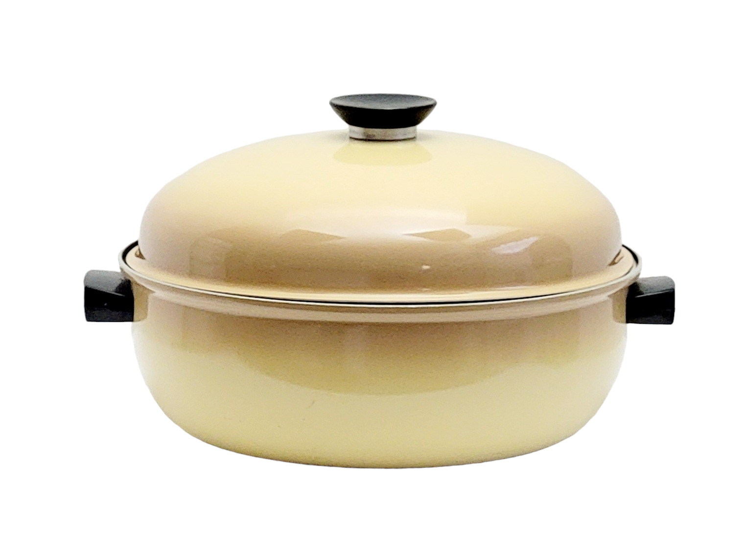 Vintage Regal Ware Gold Yellow Aluminum 12.5” Steamer Pot Dutch Oven Roaster USA