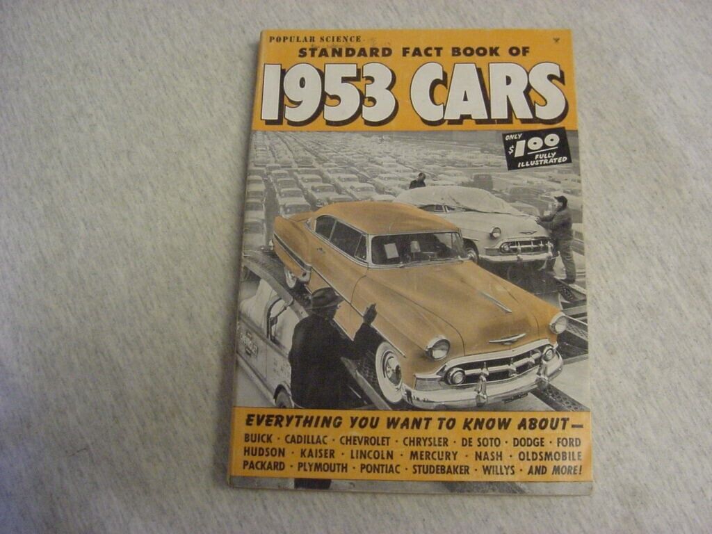 Popular Science Standard Fact Book of 1953 Cars and motorcycles