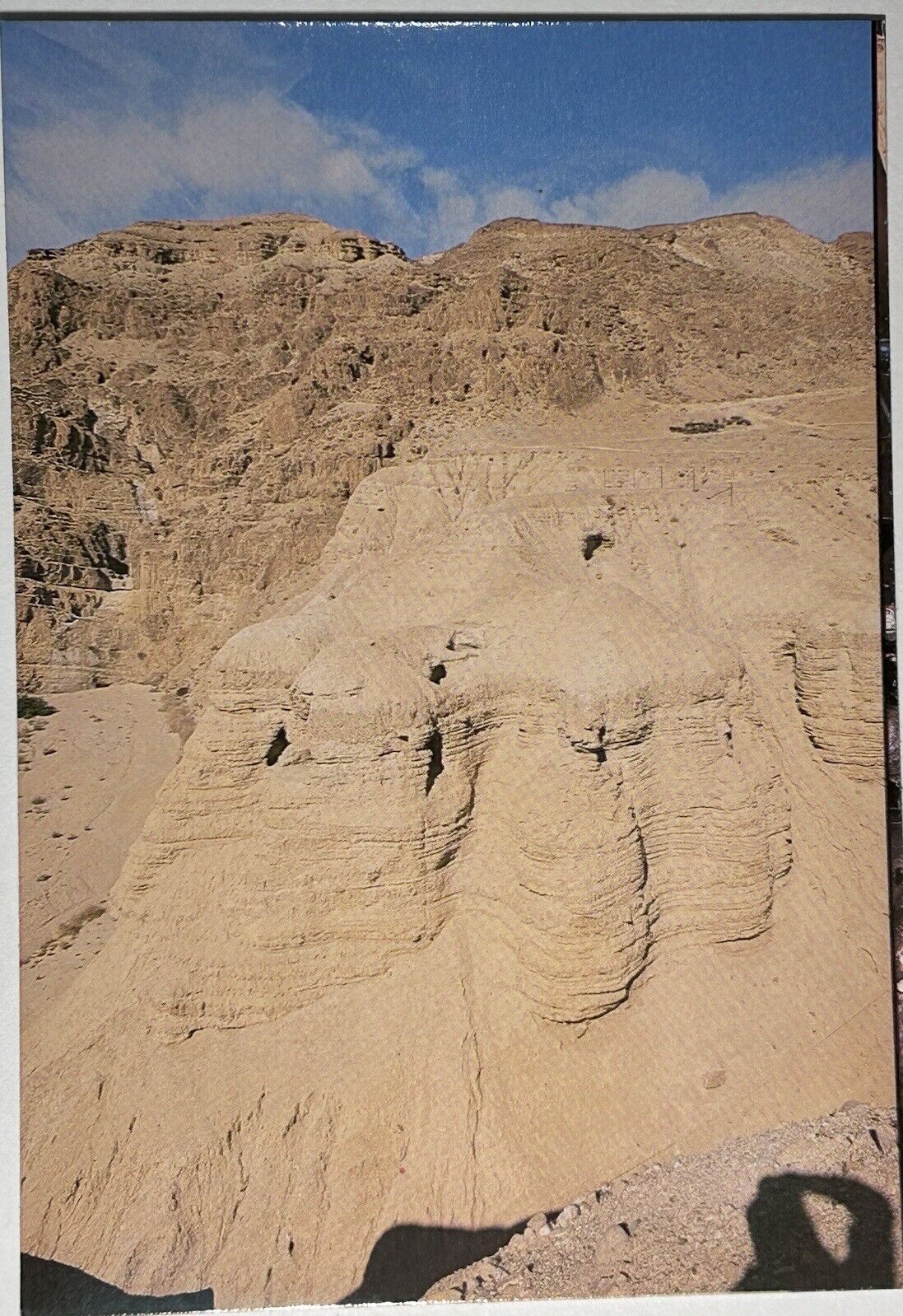 Vintage Caves Of Qumran, Dead Sea Scrolls Cave Postcard