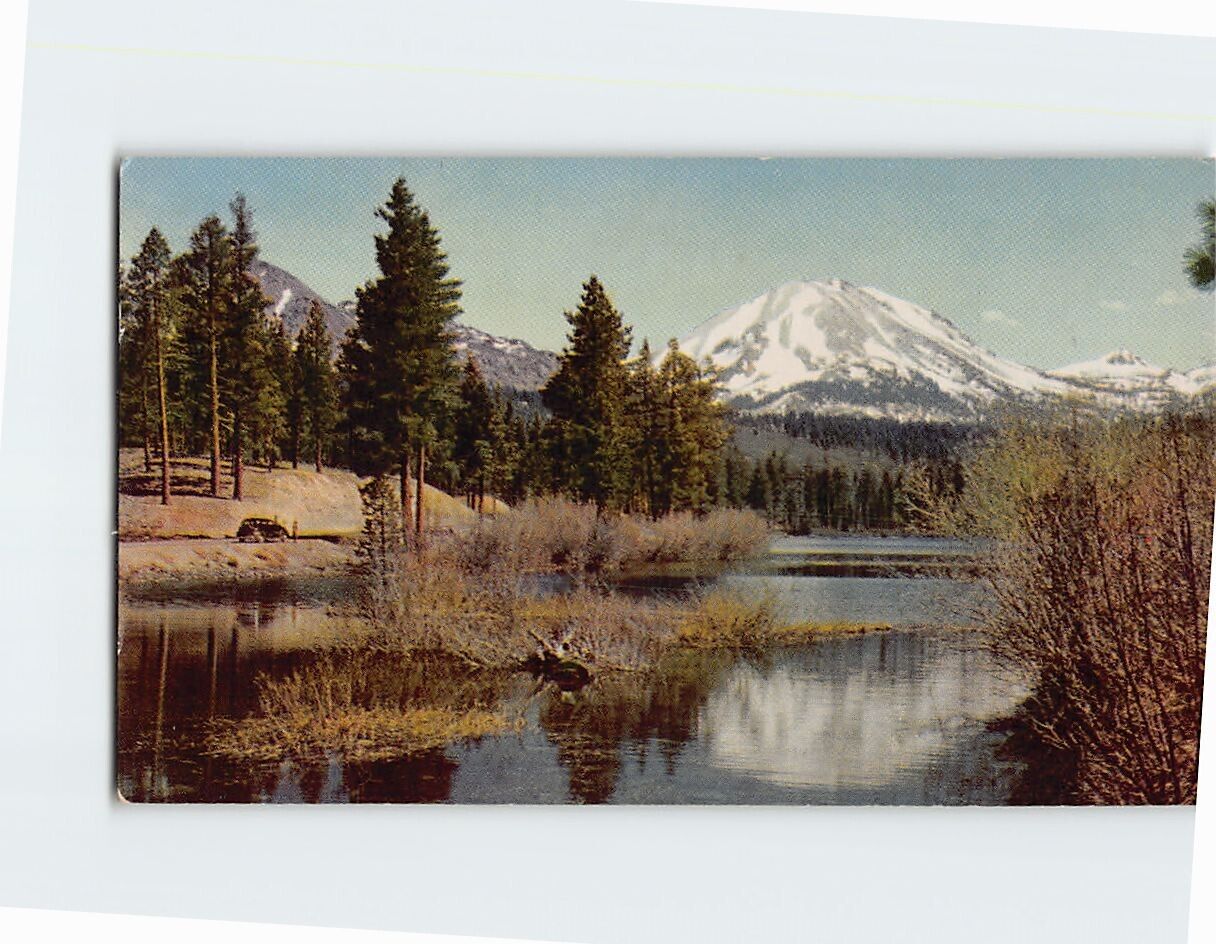 Postcard Mt. Lassen Volcano California USA