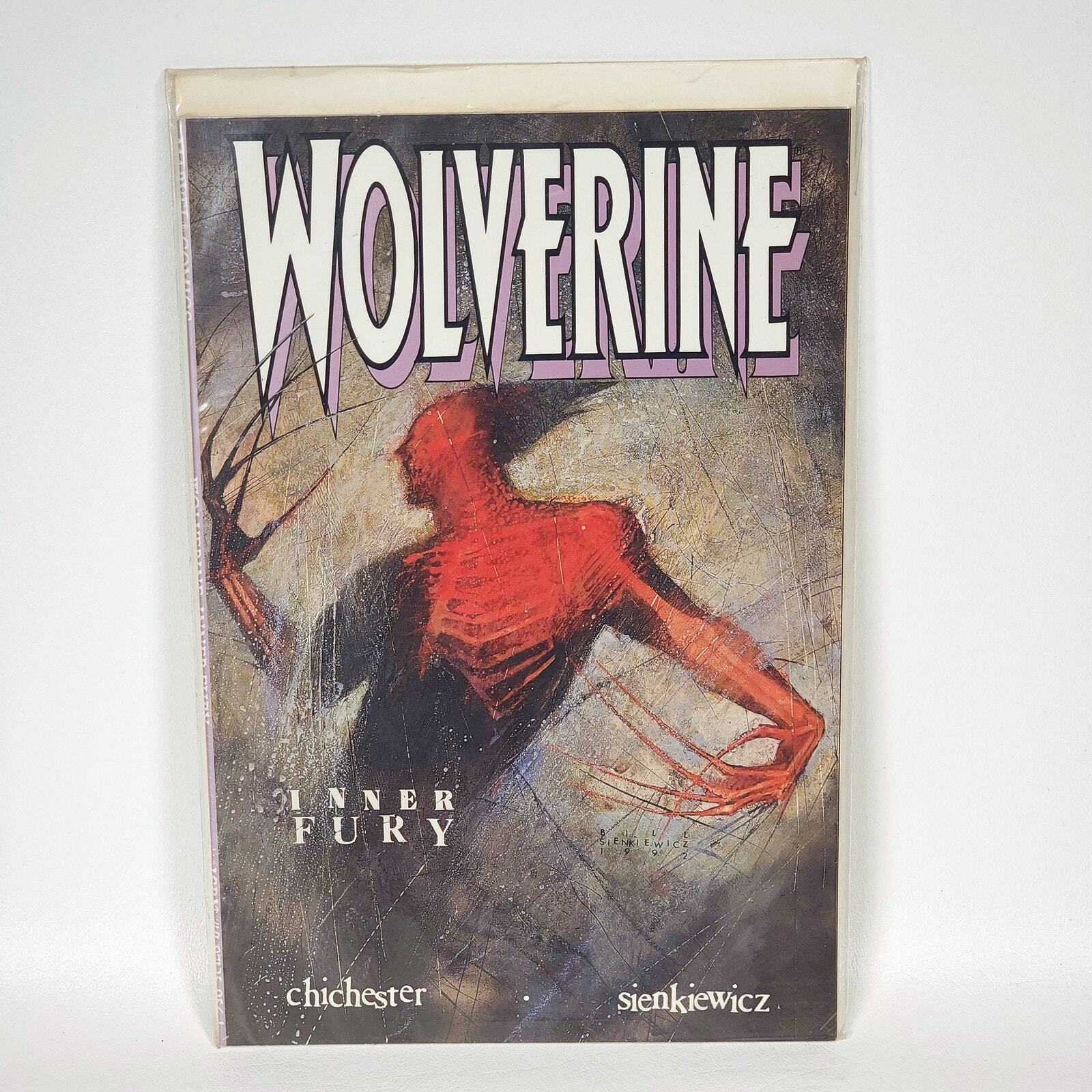 WOLVERINE Inner Fury #1 One Shot 1992 1st Print D.G. Chichester Bill Sienkiewicz