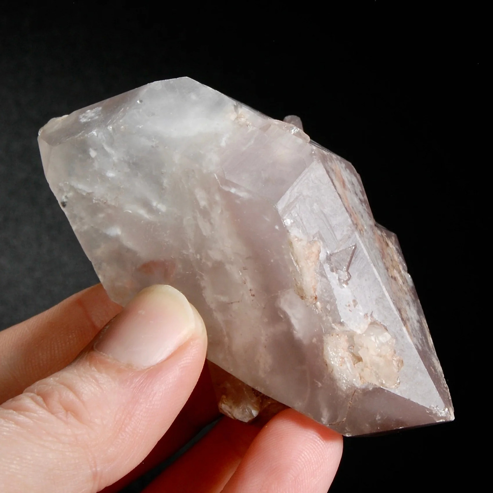 3.2in 140g RARE Large DT Pink Lithium Lemurian Seed Quartz Crystal Starbrary, Re