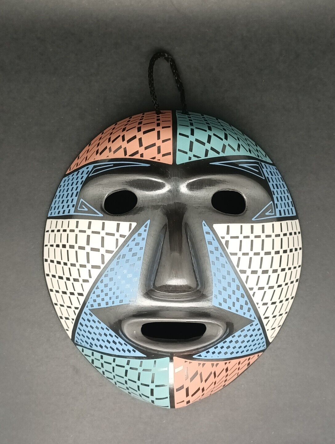 Mata Ortiz Pottery mask by Nury Andrew Hernandez. 8