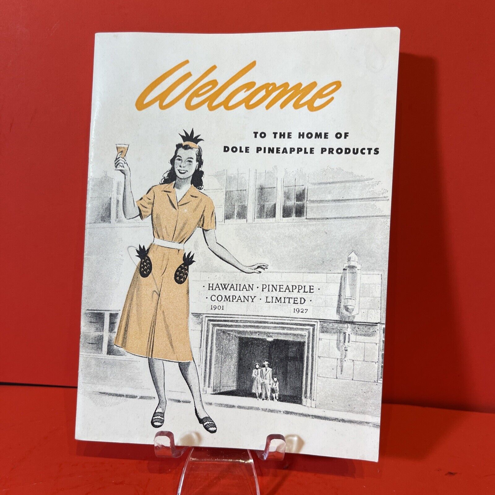 Vintage 1950's Dole Pineapple Products Pamphlet Brochure Booklet
