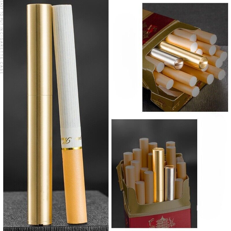 New Wheel Lighter Portable/Foldable Gift Creative Double Stick Brass Grinding