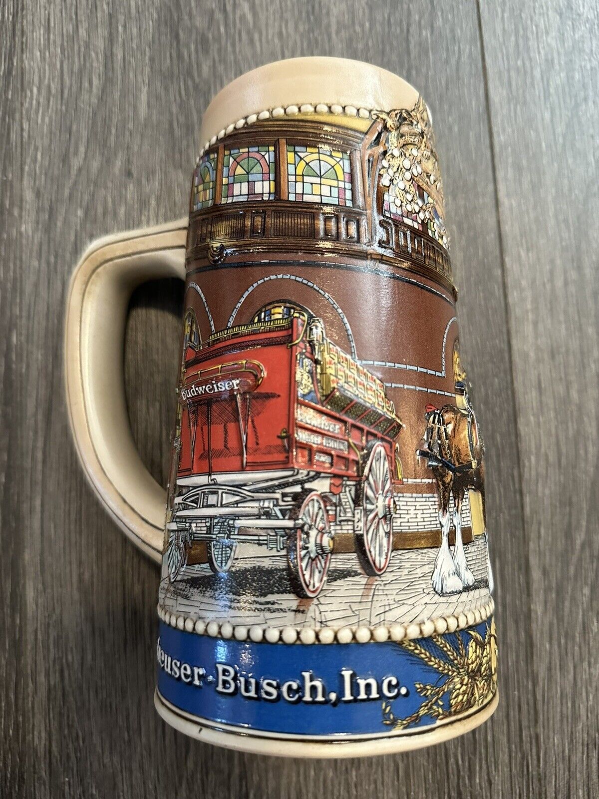 Budweiser Beer Stein National Historical Landmark Series Clydesdale Stables “A”