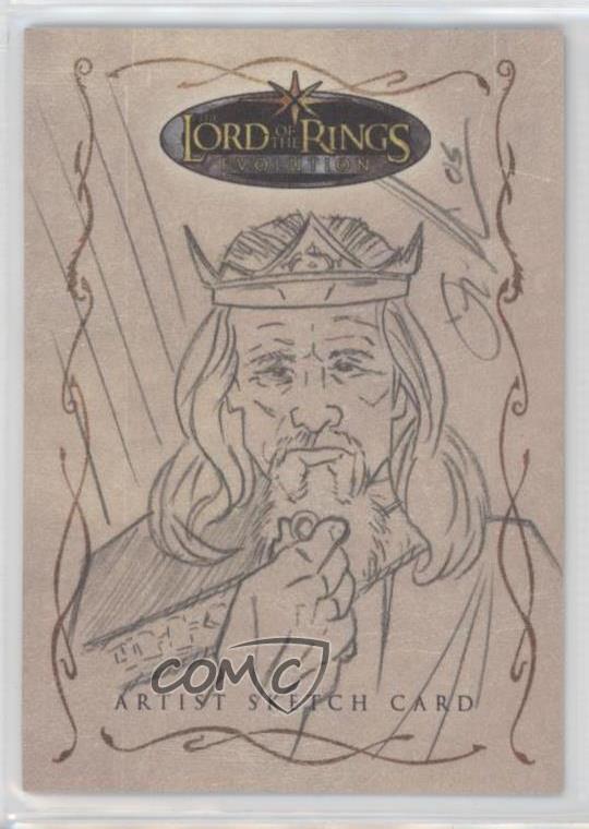 2006 Topps Lord of the Rings Evolution Sketch Cards 1/1 William O\'Neil 0j7i