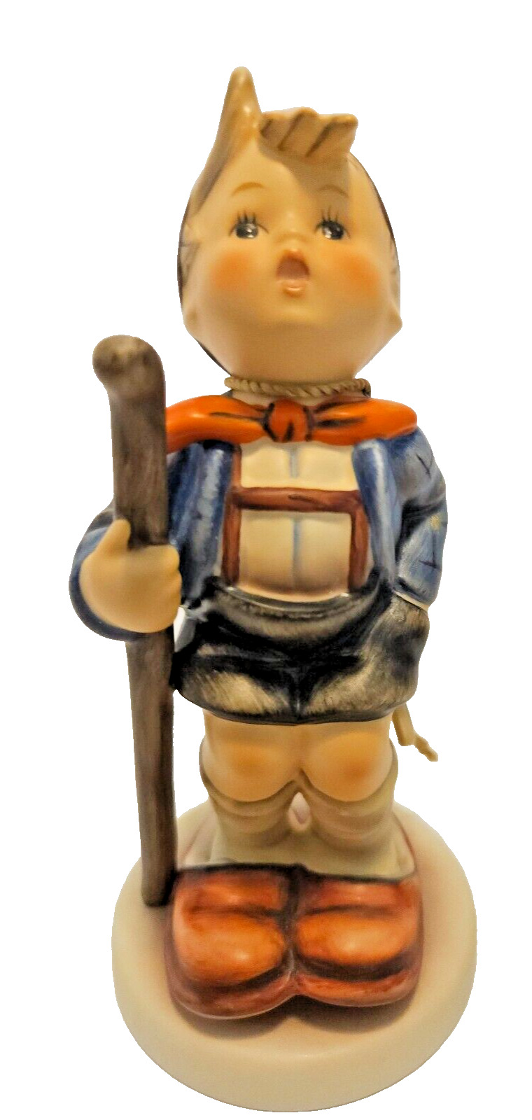 Goebel Hummel Figurine “16/1  FINAL ISSUE 2002 Little Hiker Boy  5.75' Tall RARE