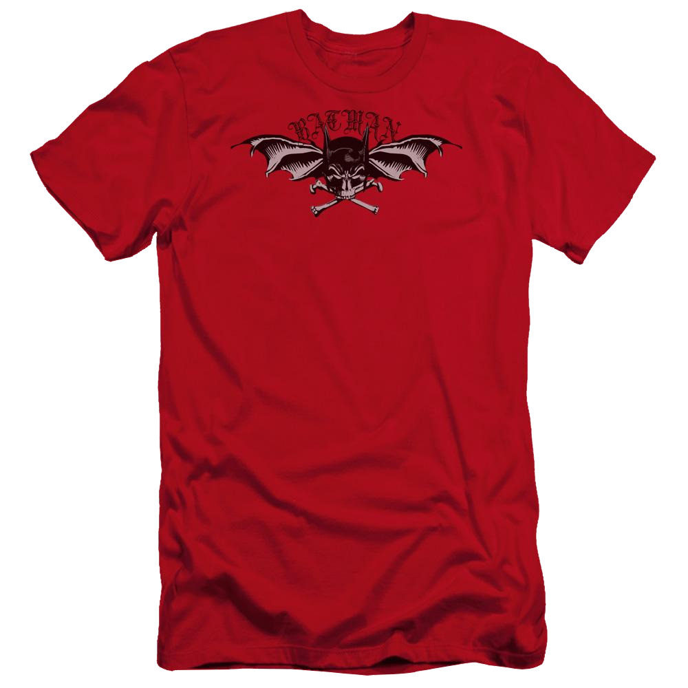 Batman Wings Of Wrath - Men\'s Premium Slim Fit T-Shirt