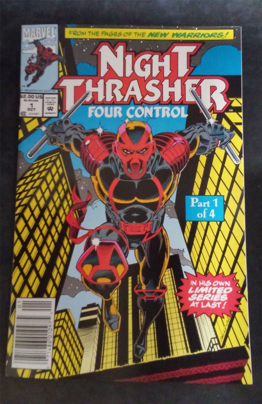 Night Thrasher: Four Control #1 1992 marvel Comic Book 
