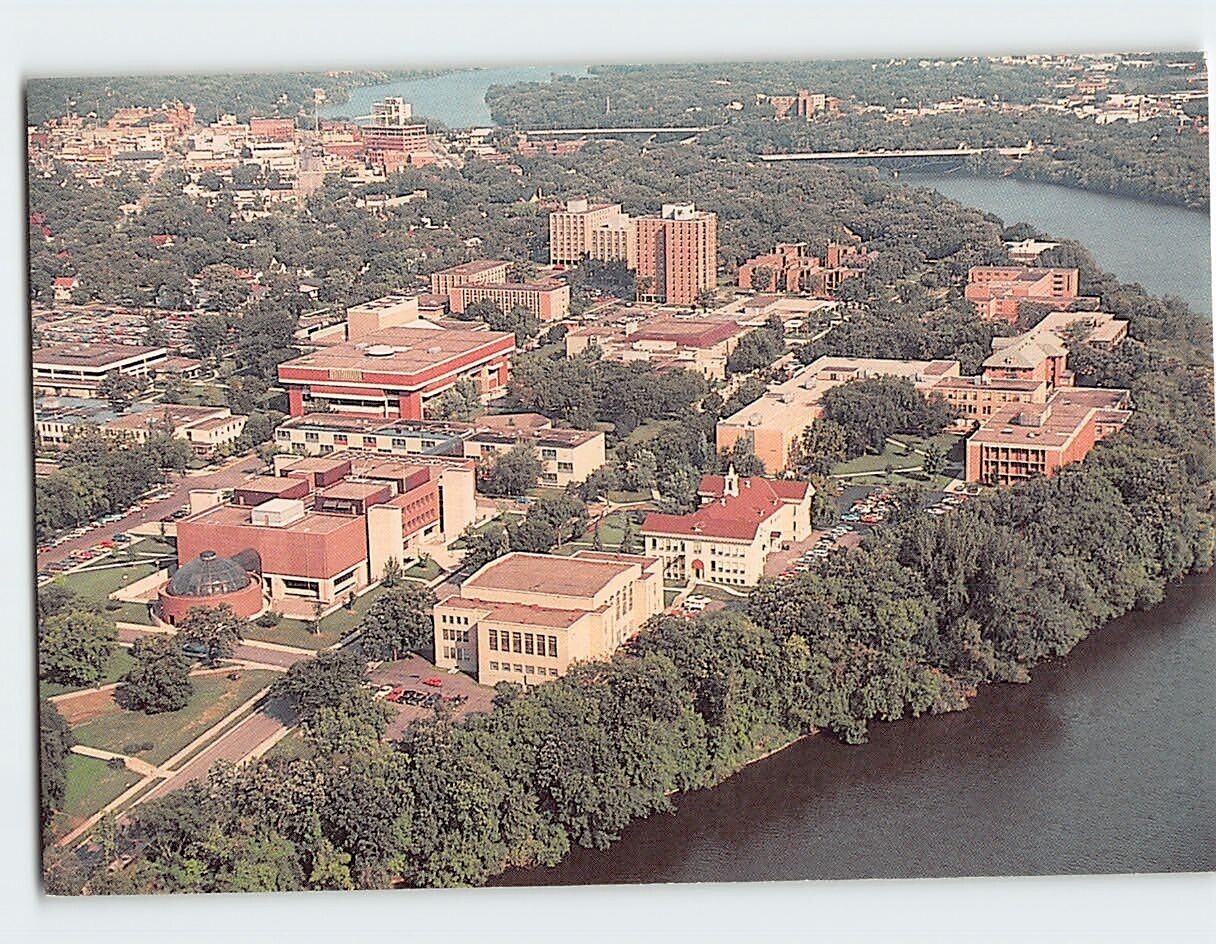 Postcard Aerial View St. Cloud State University Minnesota USA
