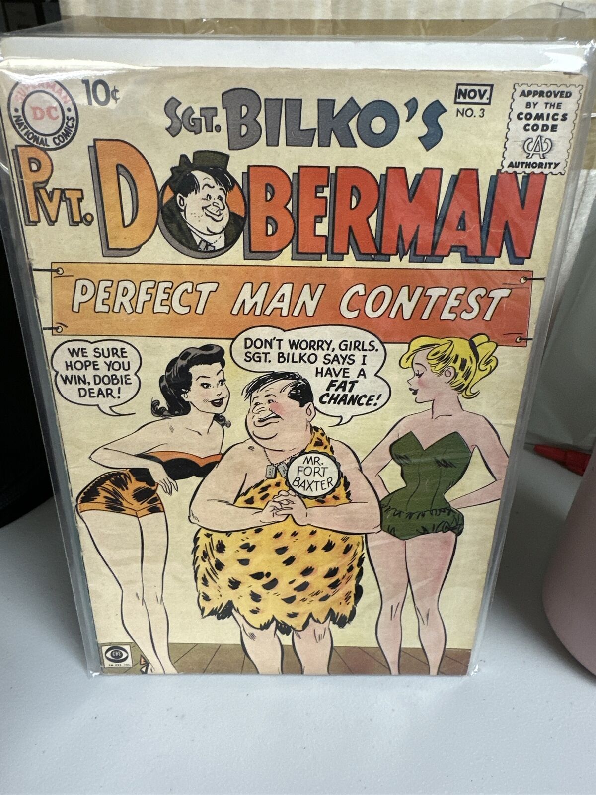 DC Sgt Bilko's Pvt Doberman #3 Silver Age 1958 Comic Book A1