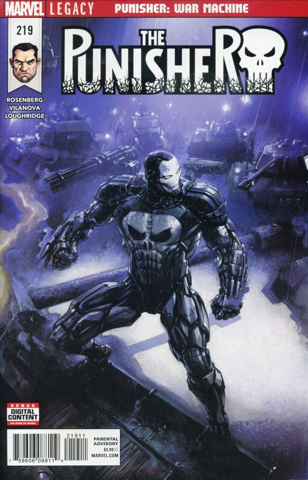 Punisher, The (2nd Series) #219 VF/NM; Marvel | War Machine Matthew Rosenberg -