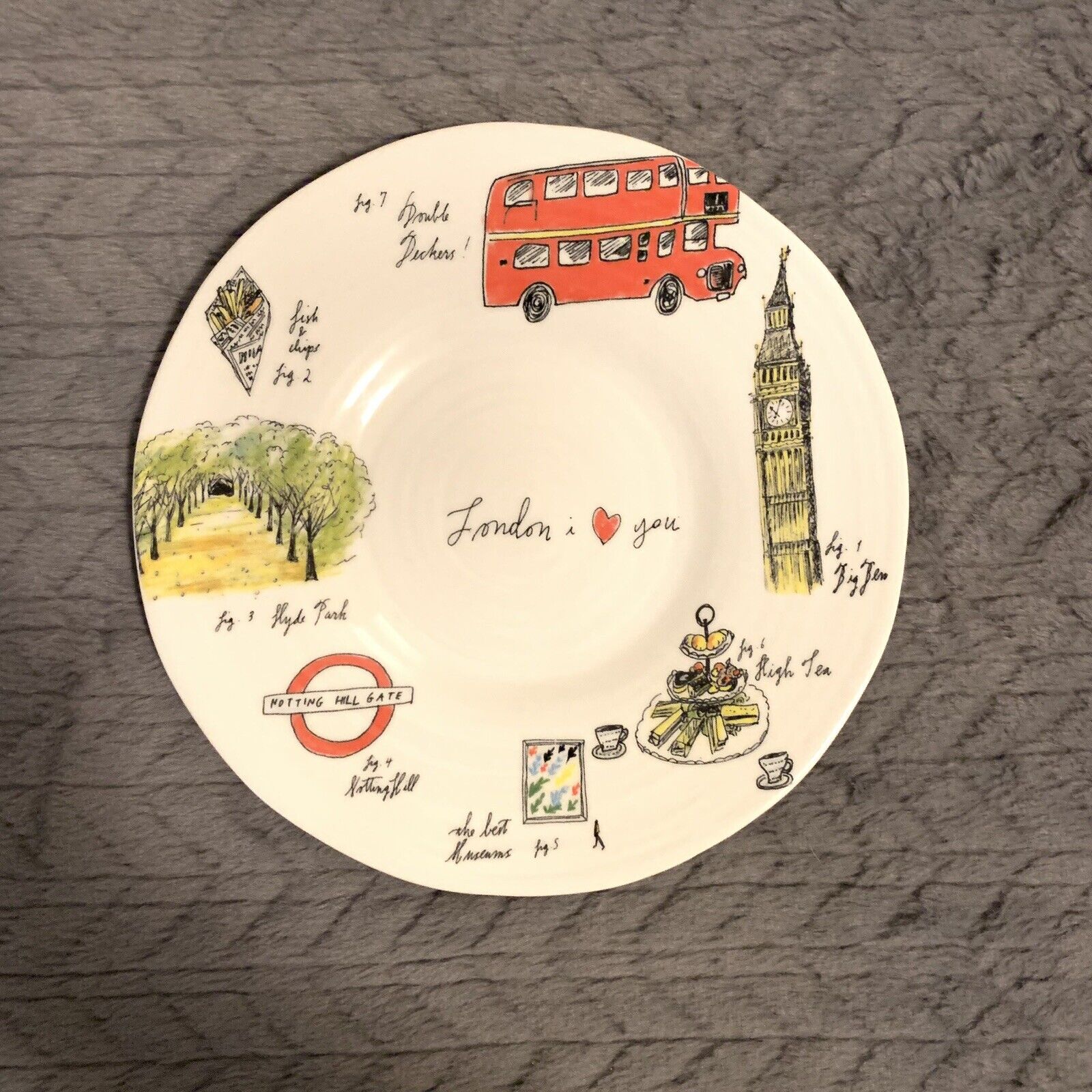 Vintage Henri Bender Plate - Never Used