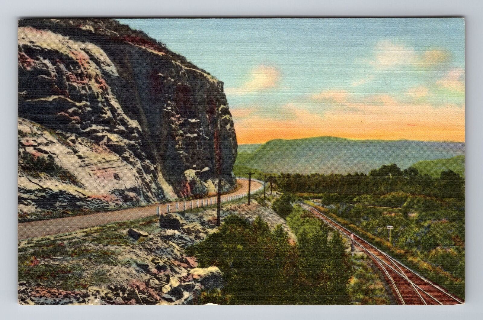 Craig CO-Colorado, Highway 40, Mt Harris, Antique Vintage Souvenir Postcard
