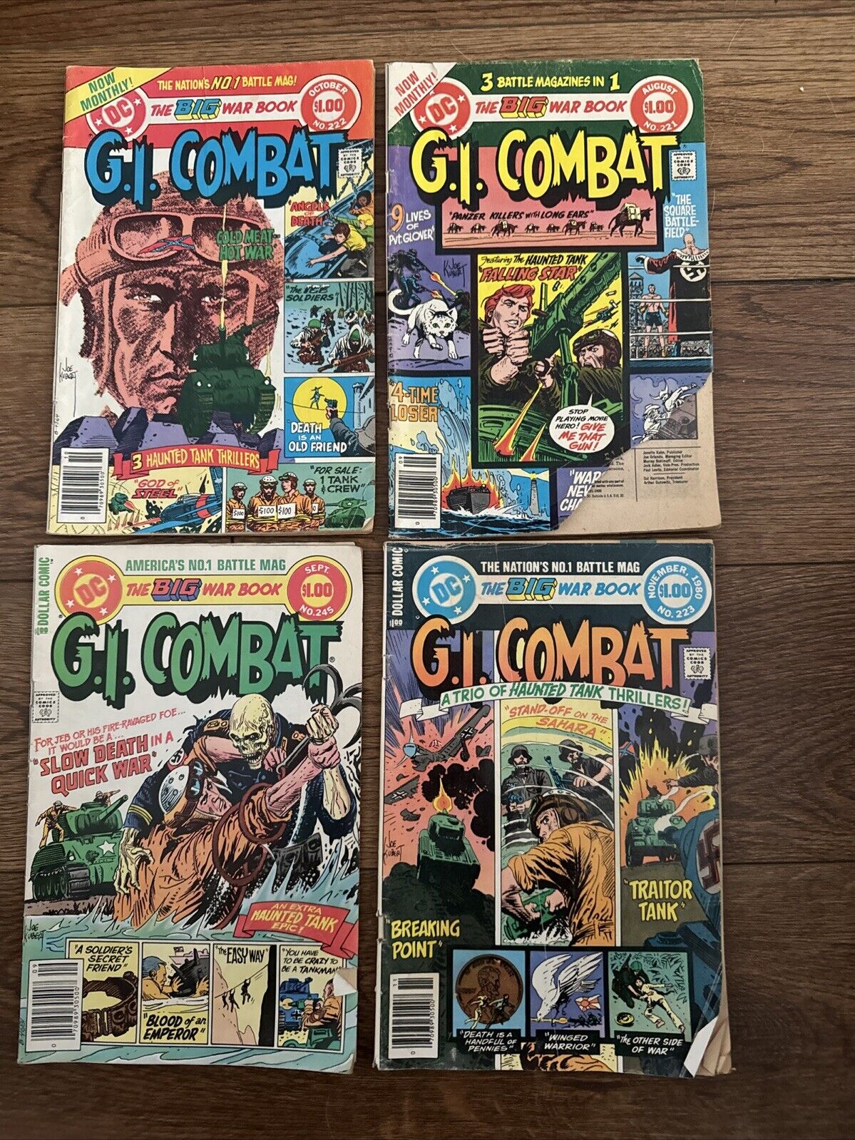 DC Comics G.I. Combat Lot Of 4