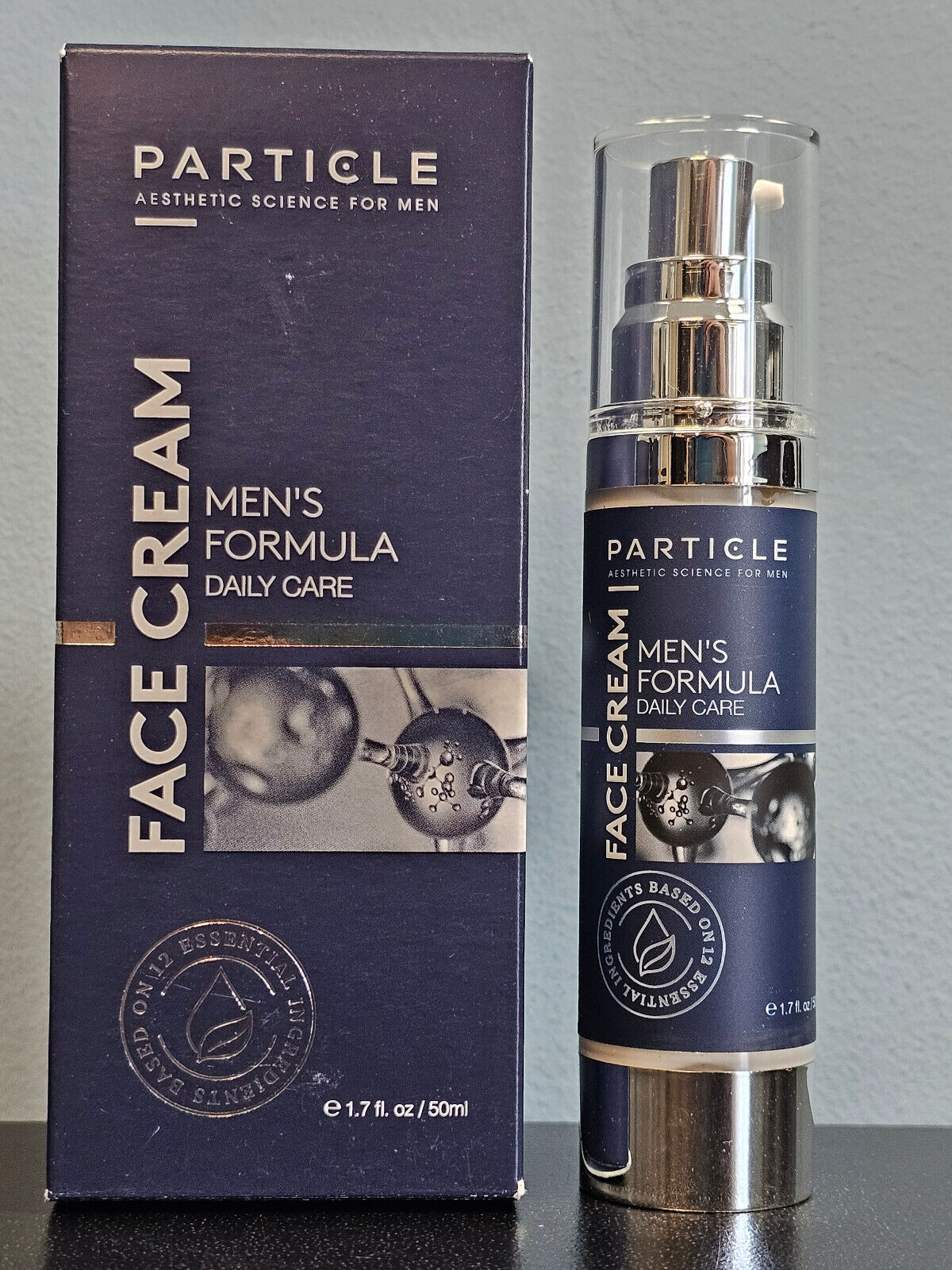Particle for Men Face Cream Men's Formula Daily Care 1.7 oz / 50 mL - New in Box