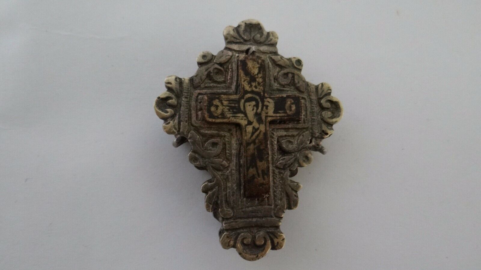 Rare 13/14th Century Byzantine Or Russian Religuary Encolpion Cross Pendant