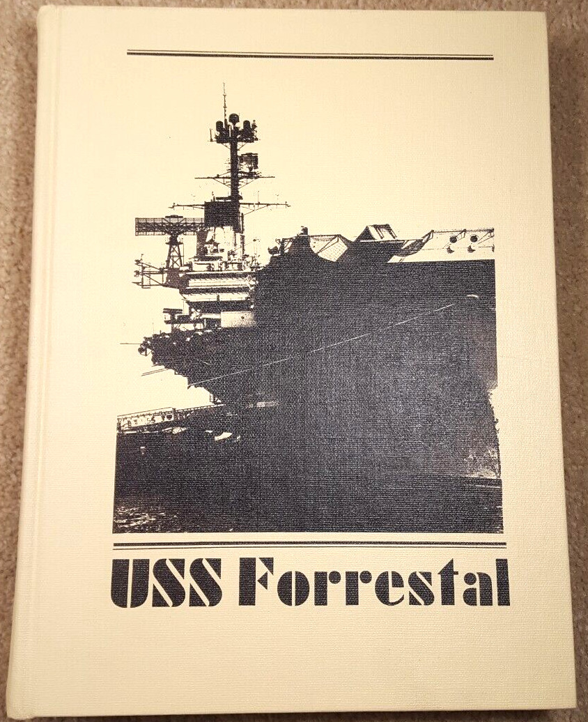 Nice Vintage 1979 1980 USS Forrestal Mediterranean Deployment Hardcover Book