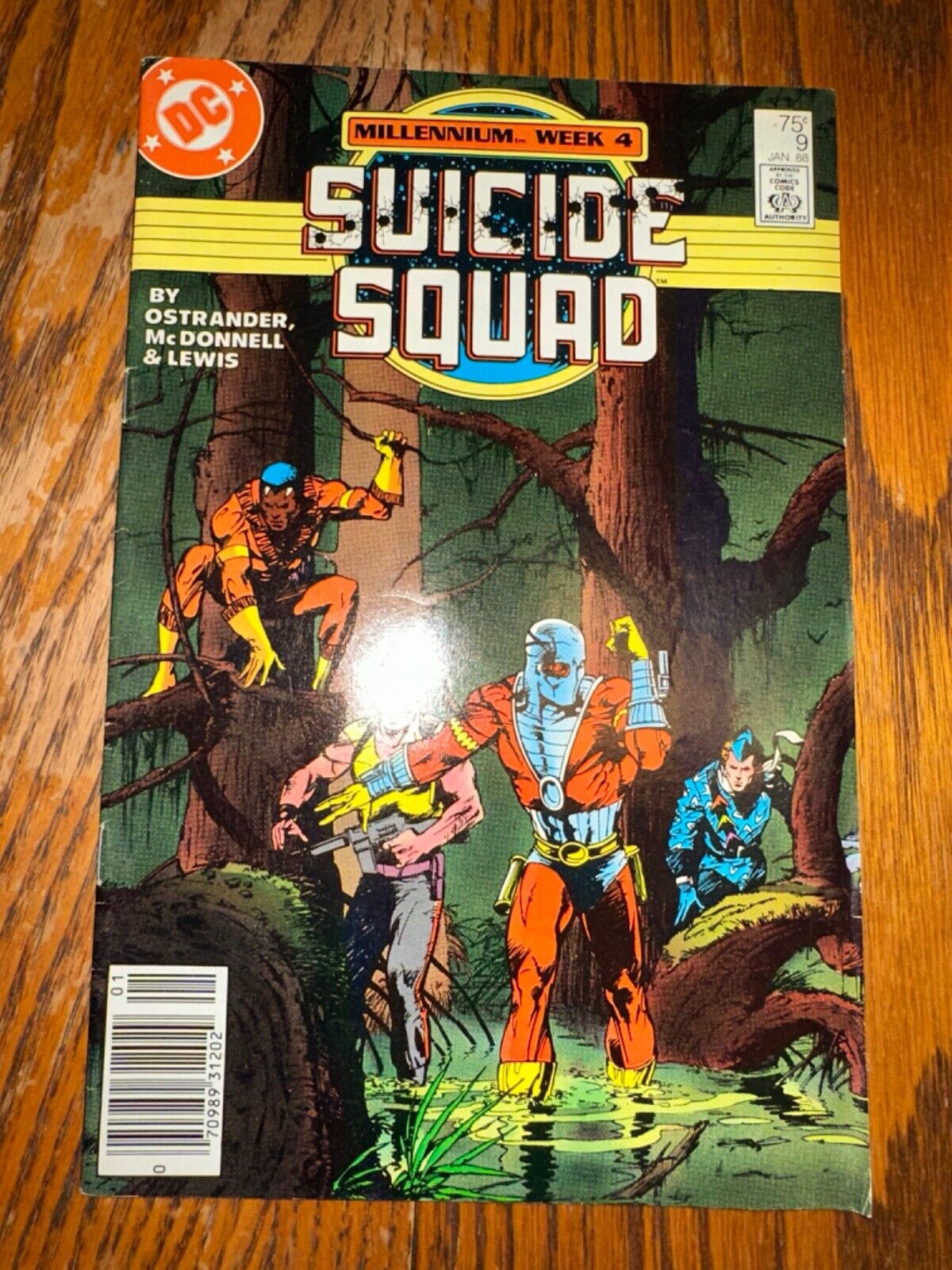 SUICIDE SQUAD 9 NEWSSTAND KEY ISSUE DEATH OF KARIN GRACE DC COMICS 1988