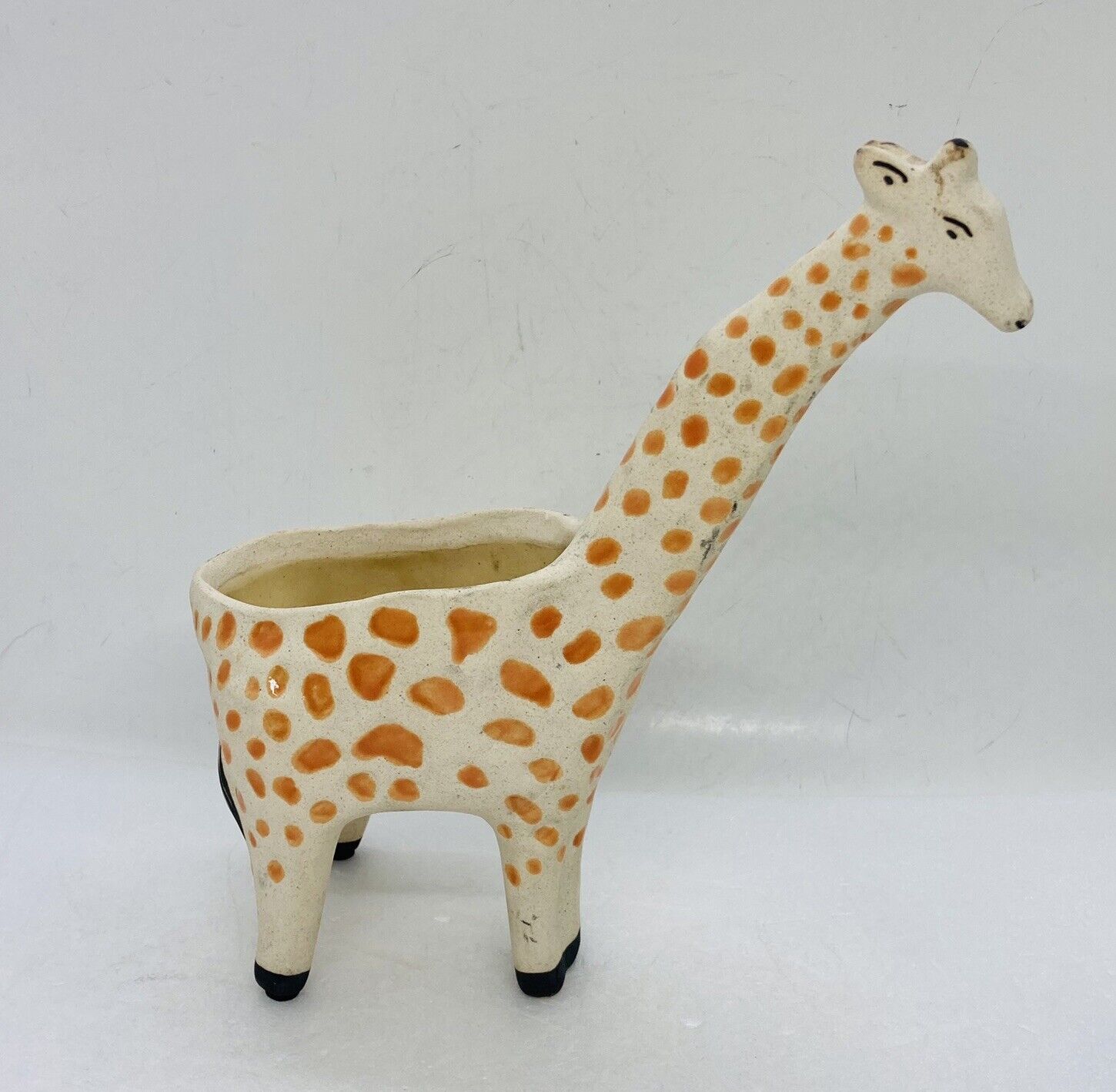 Anthropologie Leah Reena Goren Giraffe Pottery Planter Cute Home Art Decor X1