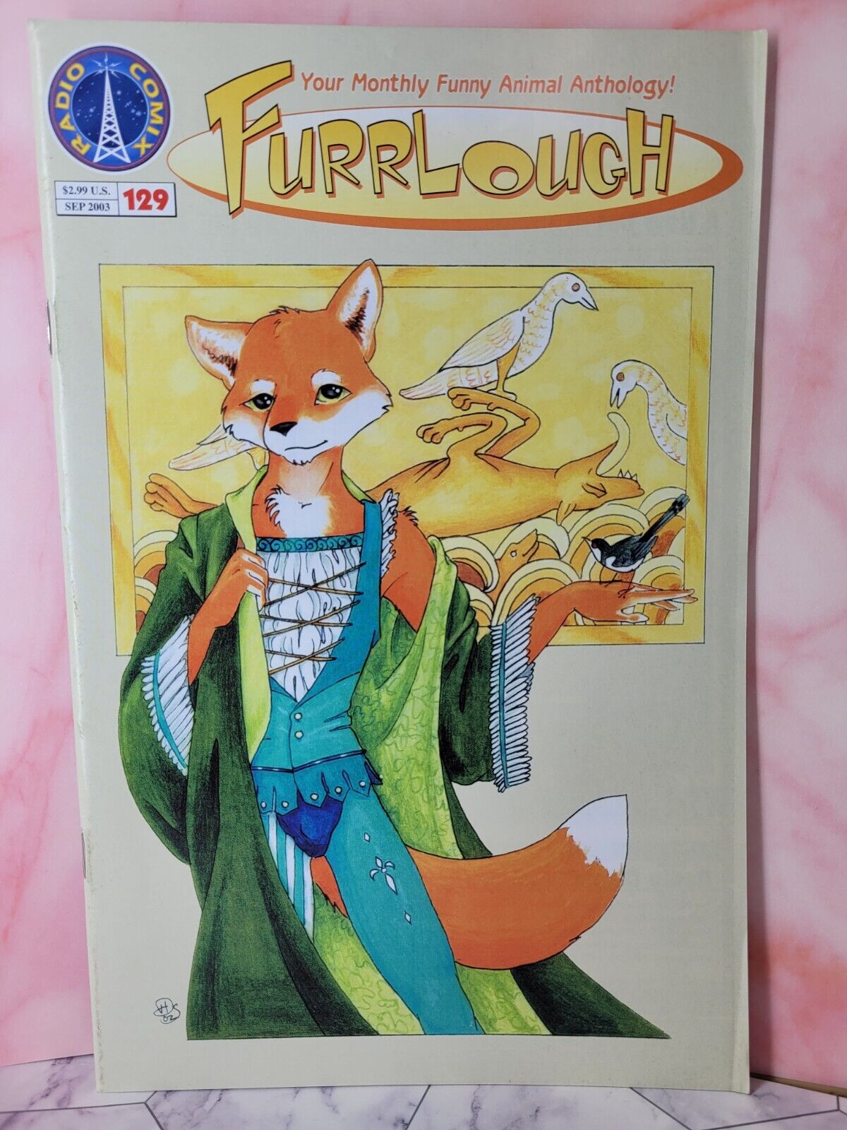 Furrlough #129- Furry, Anthropomorphic, Rare, 2003, Radio Comix, VF