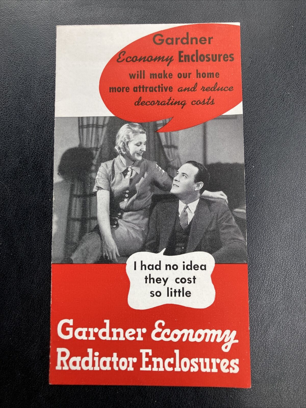Vintage Brochure Gardner Economy Radiator Enclosures