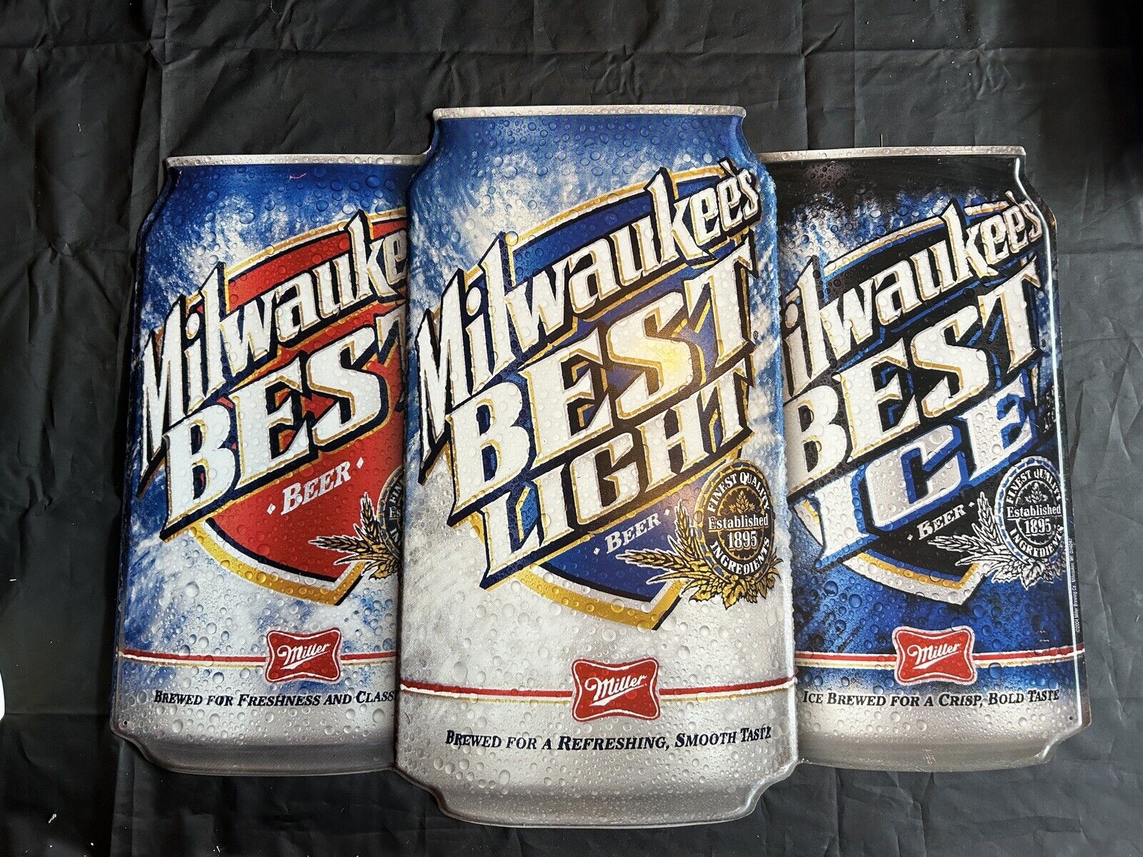 Huge Milwaukee's Best Beer Metal Sign