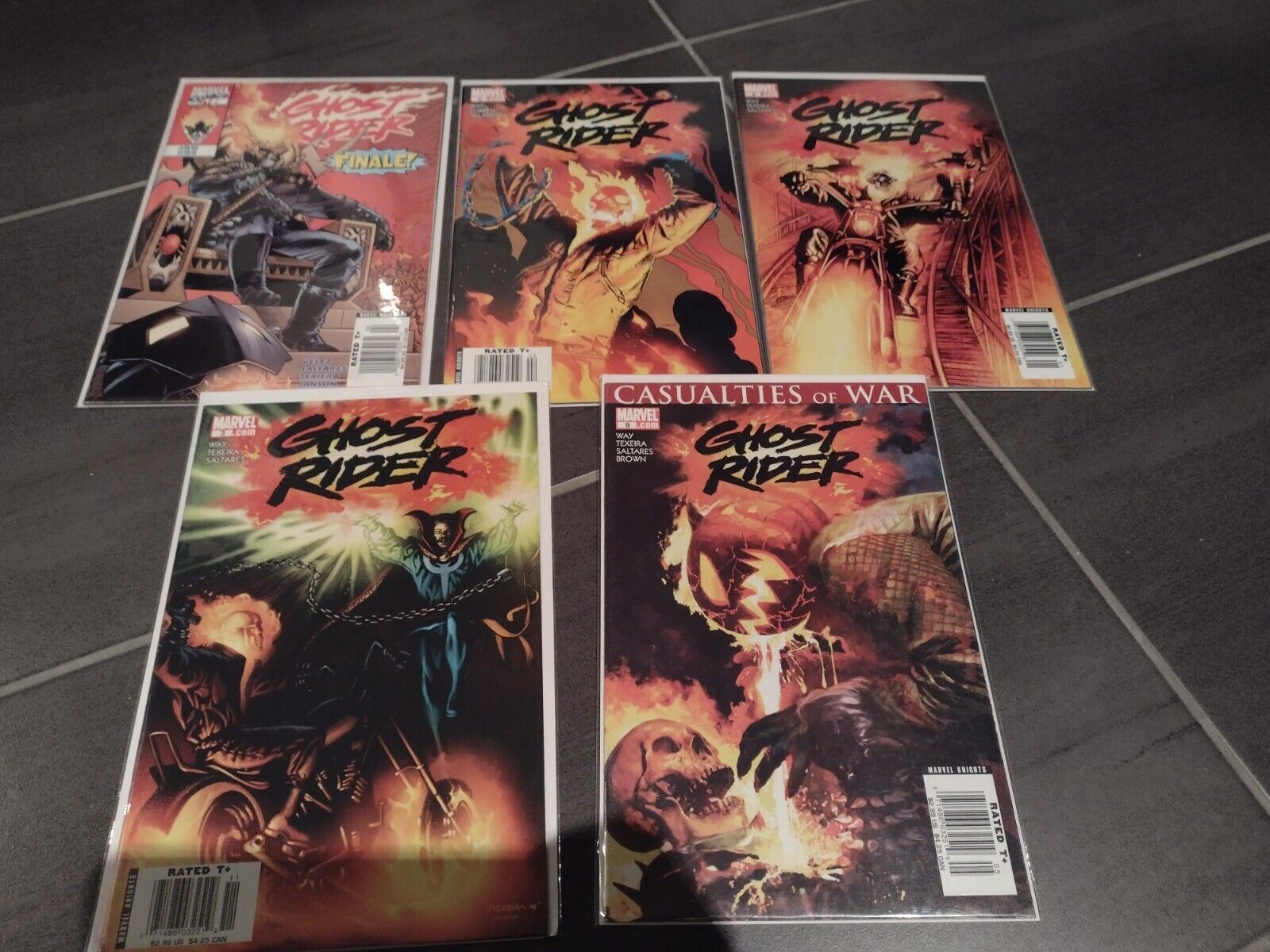 Ghost Rider Lot O5 Newsstand Variant, Mint/nm