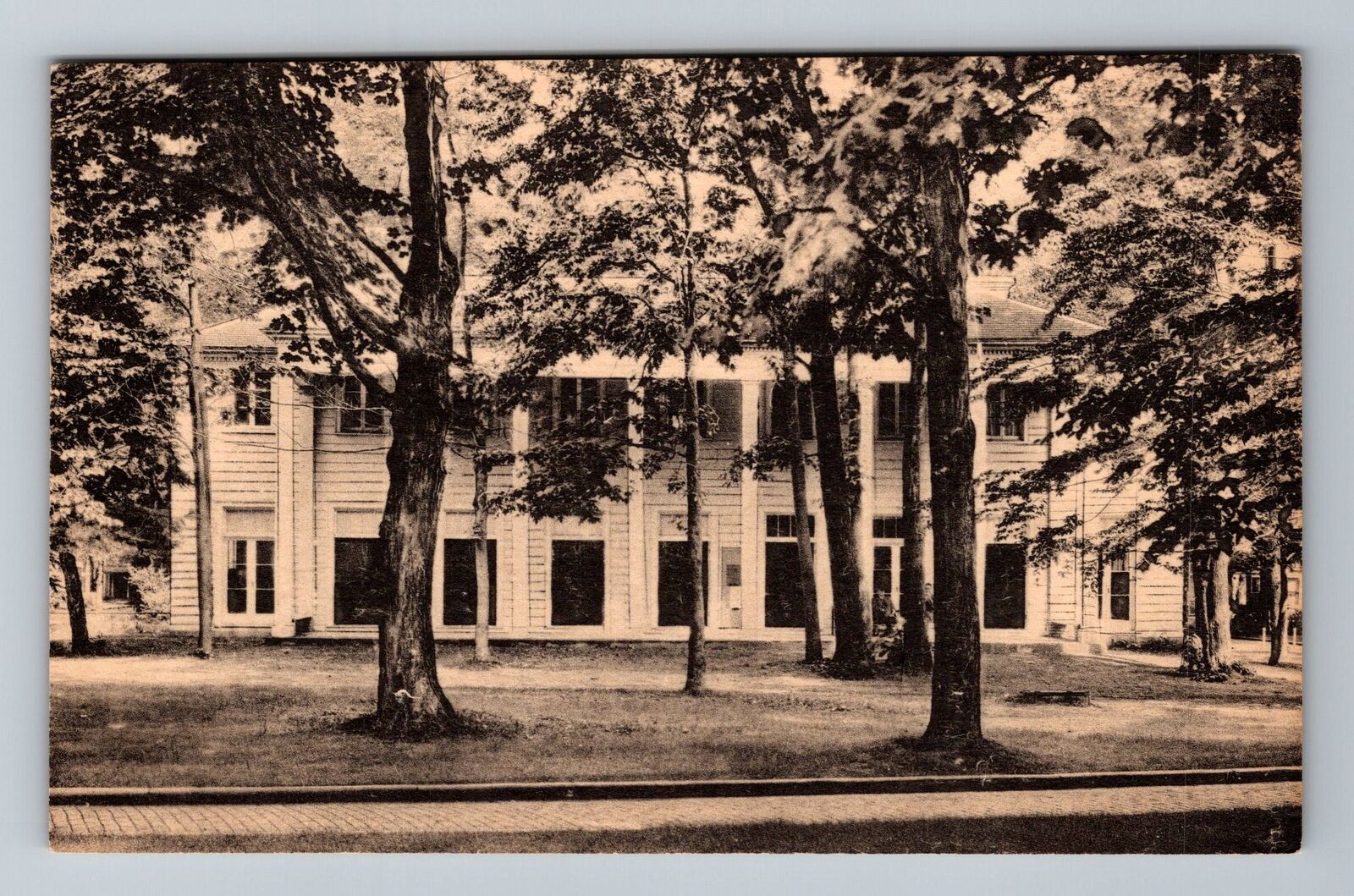 Chautauqua NY-New York, Hall Of Missions, Lake Chautauqua Vintage Postcard