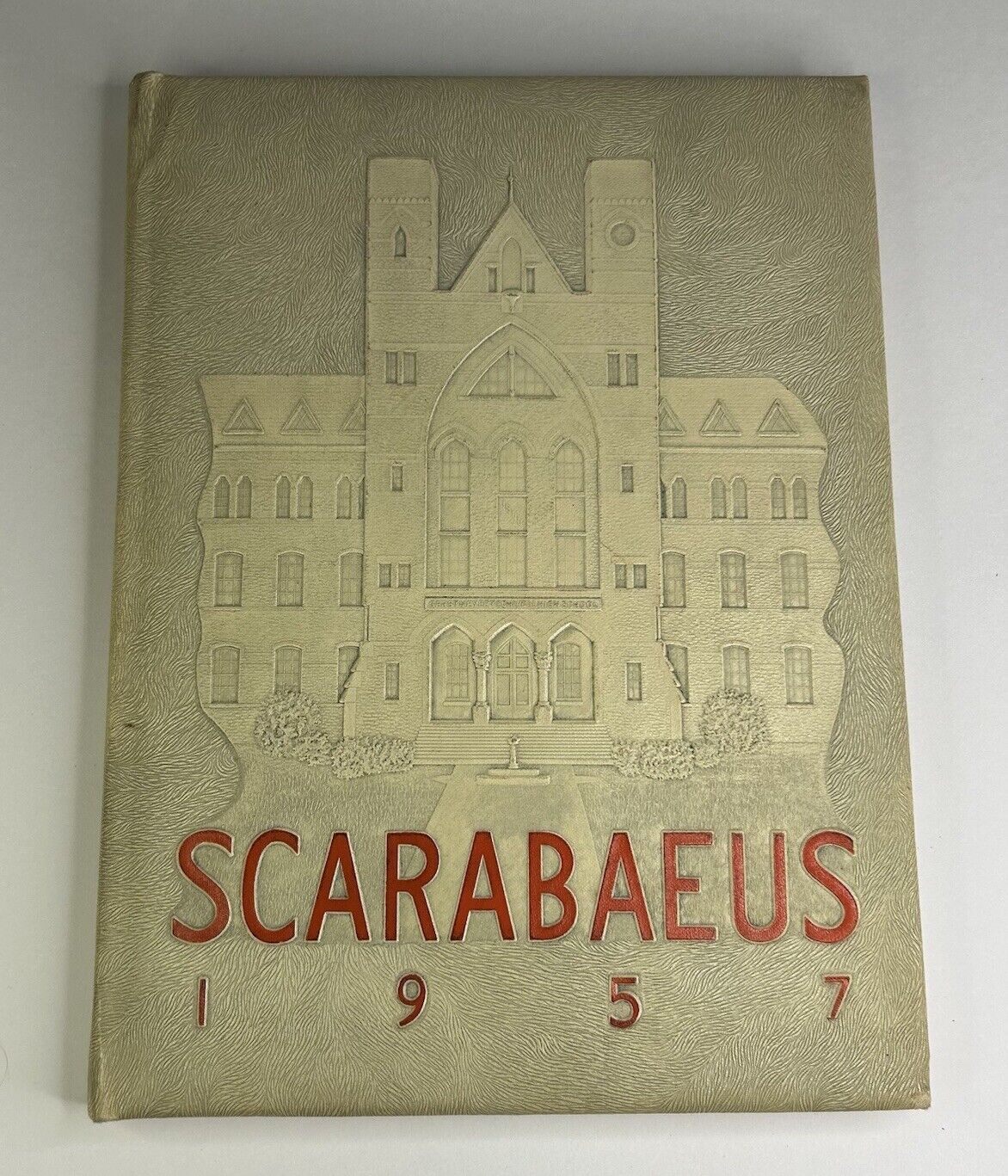 Vintage 1957 Chicago “Scarabaeus” High School Yearbook