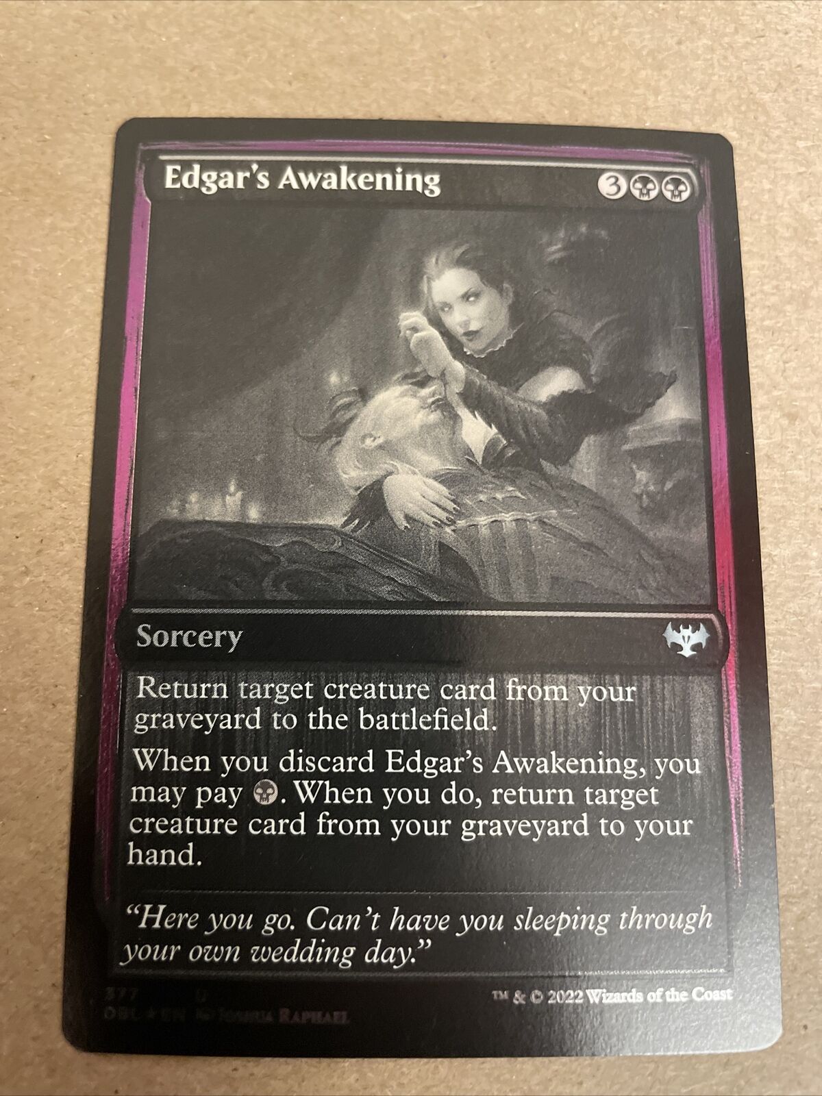 Edgar's Awakening Innistrad Double Feature Silver Screen Foil NM MtG 377
