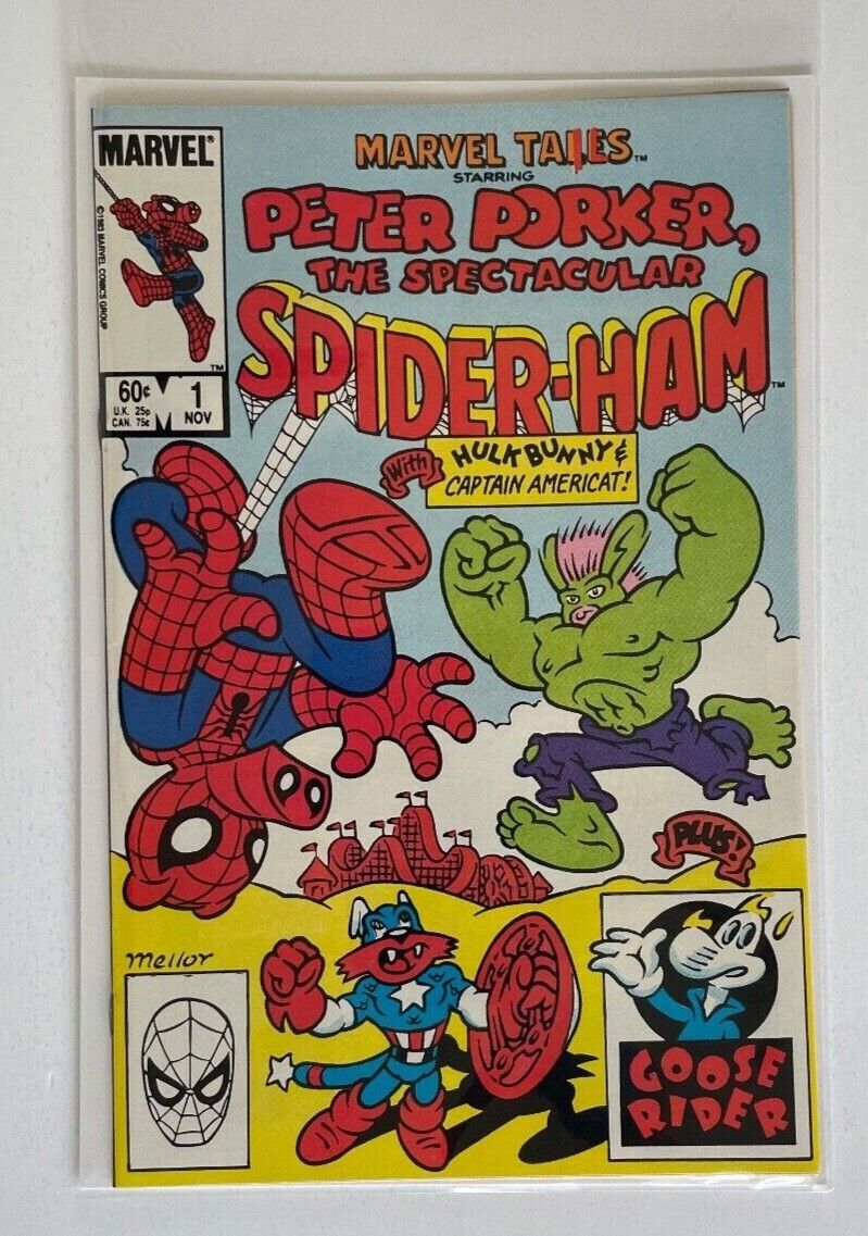 Marvel Tails Starring Peter Porker The Spectacular SPIDER-HAM #1 (1983) VF/LN
