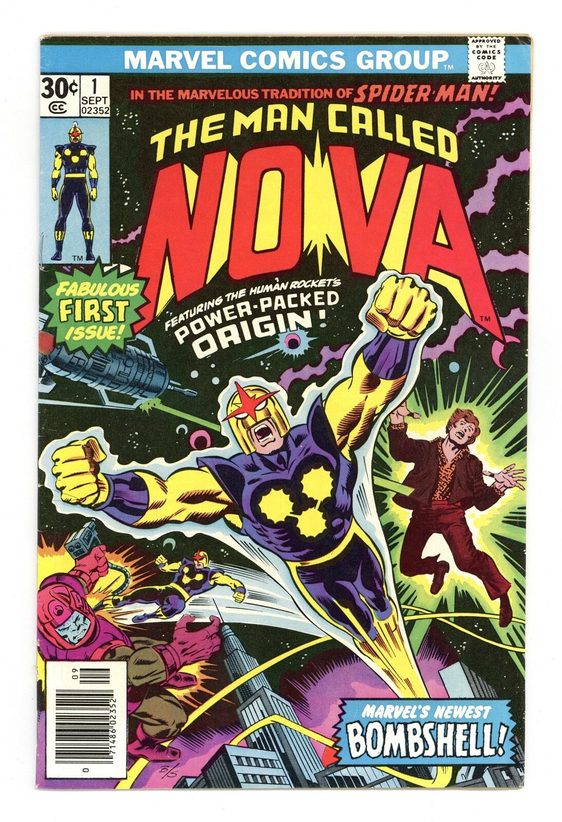 Nova #1 VG+ 4.5 1976 1st app. Nova