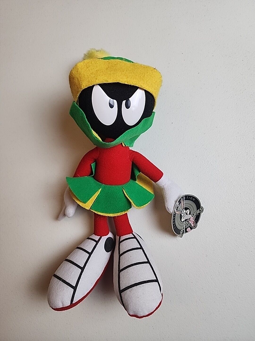 1994 Marvin the Martian Plush Stuffed Doll 13” Warner Bros Looney Tunes Applause