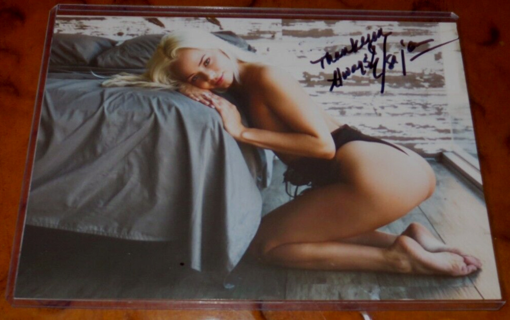 Elsa Jean signed autographed photo Adult Film Star 5 x 7 glossy