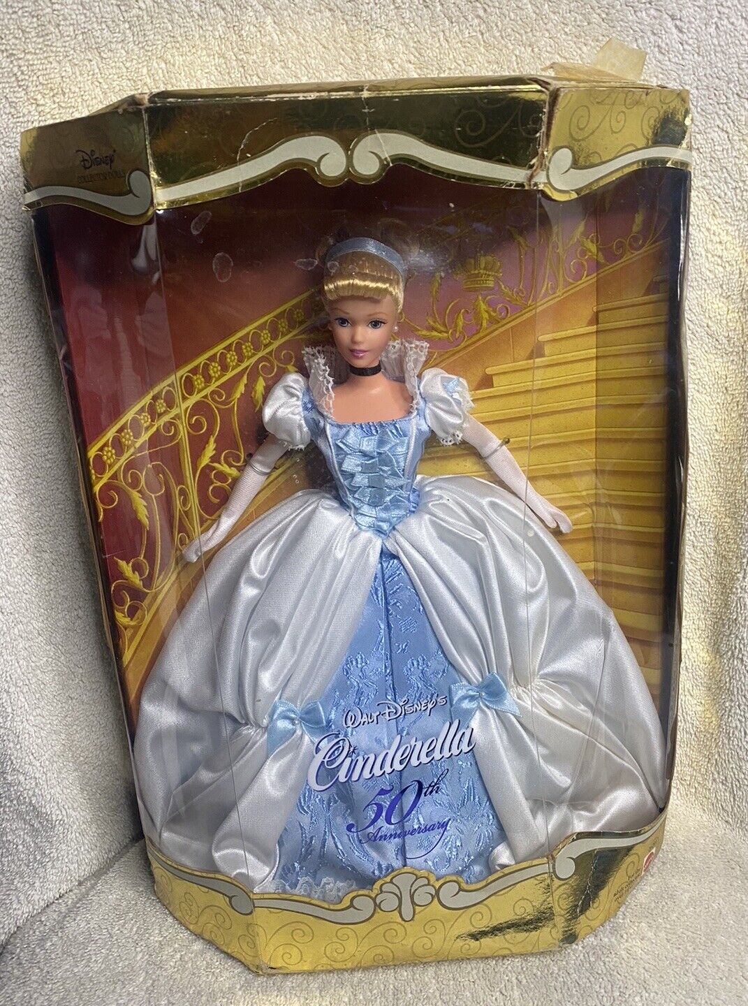 CINDERELLA Barbie Doll - 50th Anniversary, Walt Disney Princess, Mattel 1999