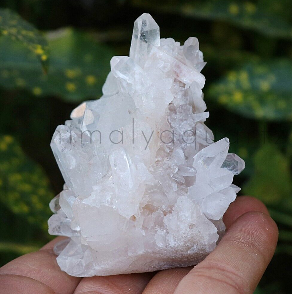 160 gm Healing Natural Pink Himalayan Crystal Quartz Home decor meditation stone