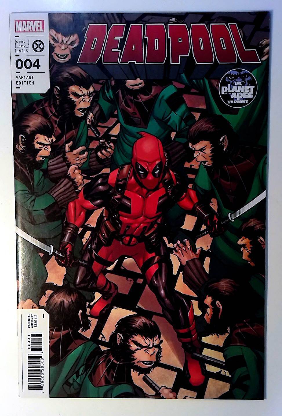Deadpool #4d Marvel (2023) Planet of the Apes Variant 1st Print Comic Book