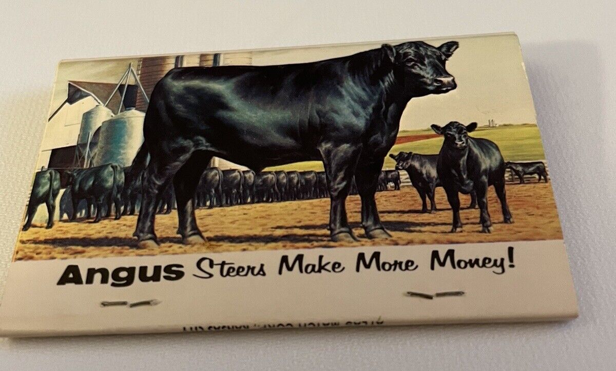 Vintage Angus Produces the World’s Best Beef Large Matchbook  Unstruck