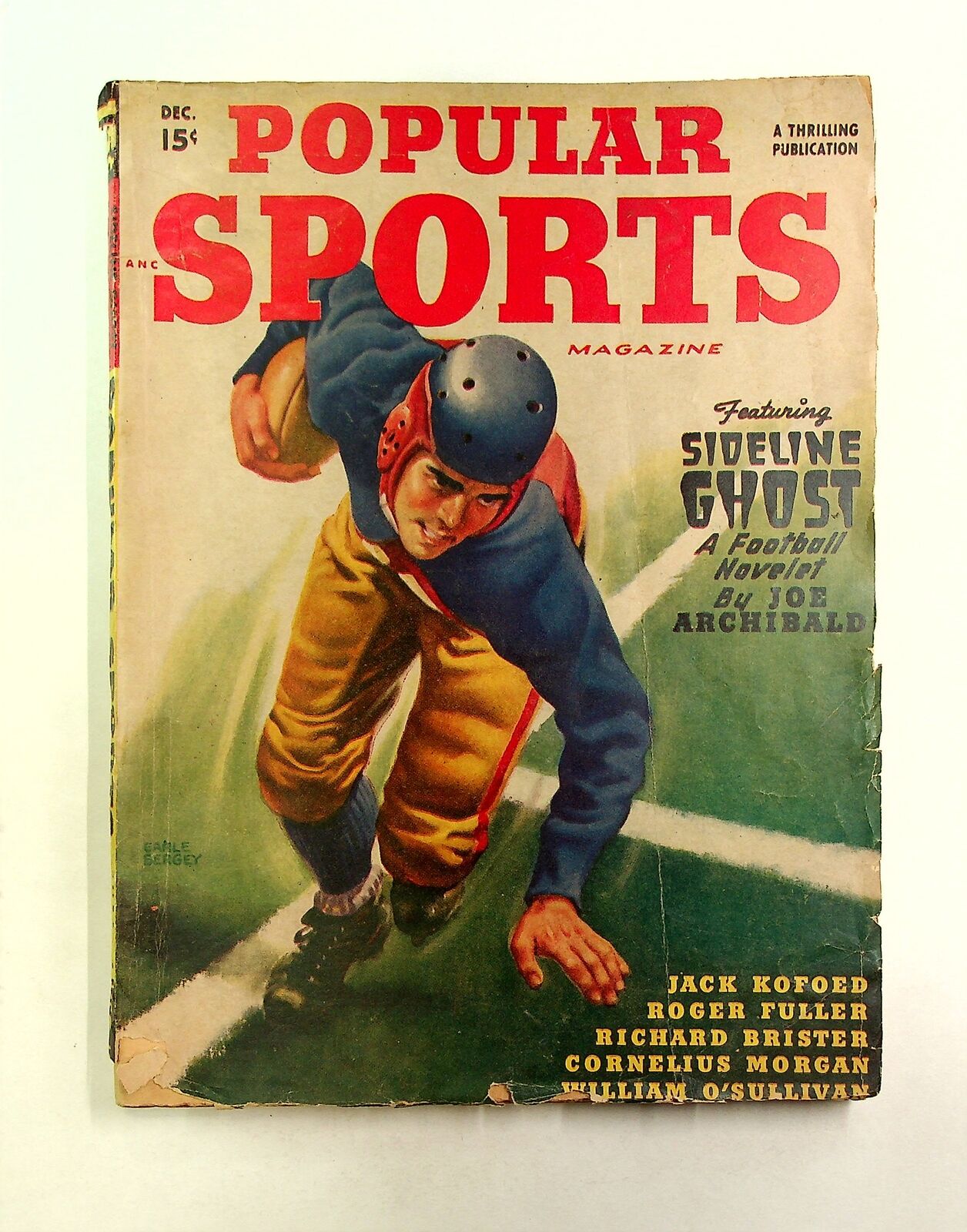 Popular Sports Magazine Pulp Dec 1948 Vol. 19 #2 VG- 3.5