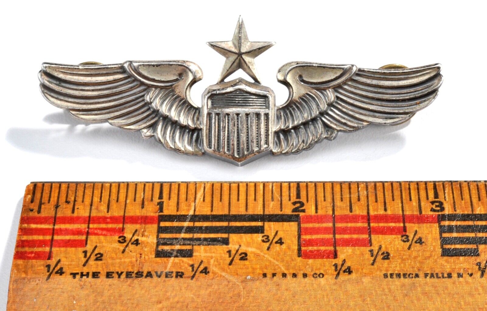 Original 1954-65 Aircraft, Fighter, Bomber Pilot Wings - 2S - Sterling
