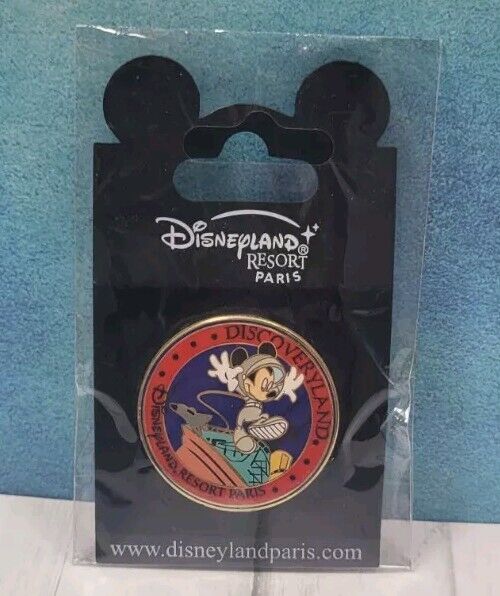 Retired Disney Pin ✿ Mickey Disneyland Paris Discoveryland Space Mountain Astro