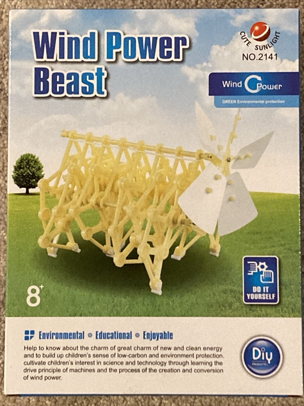 Wind Power Beast Mini Strandbeest Model Kit