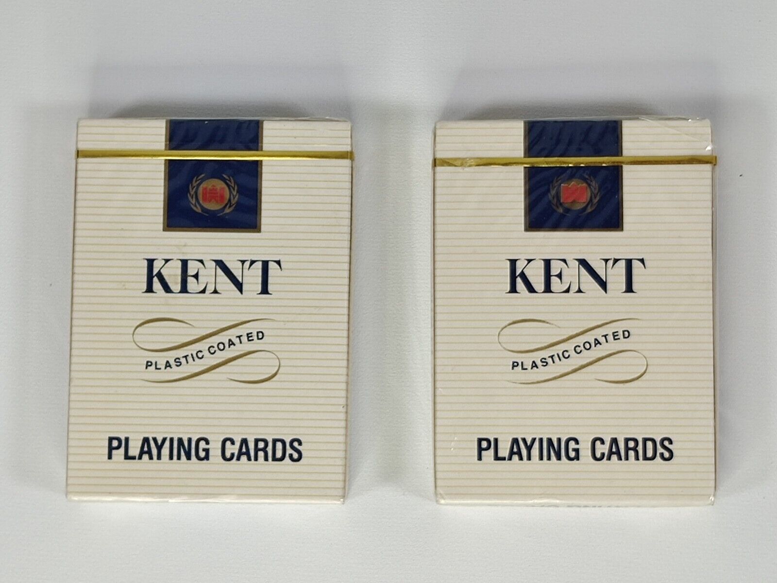 Set Of 2 Vintage Kent Cigarette Playing Cards 1988 UNUSED - SEALED