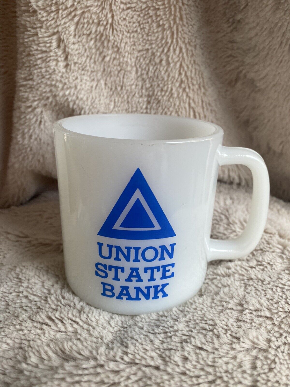 Vintage State Bank Glassbake Coffee Mug