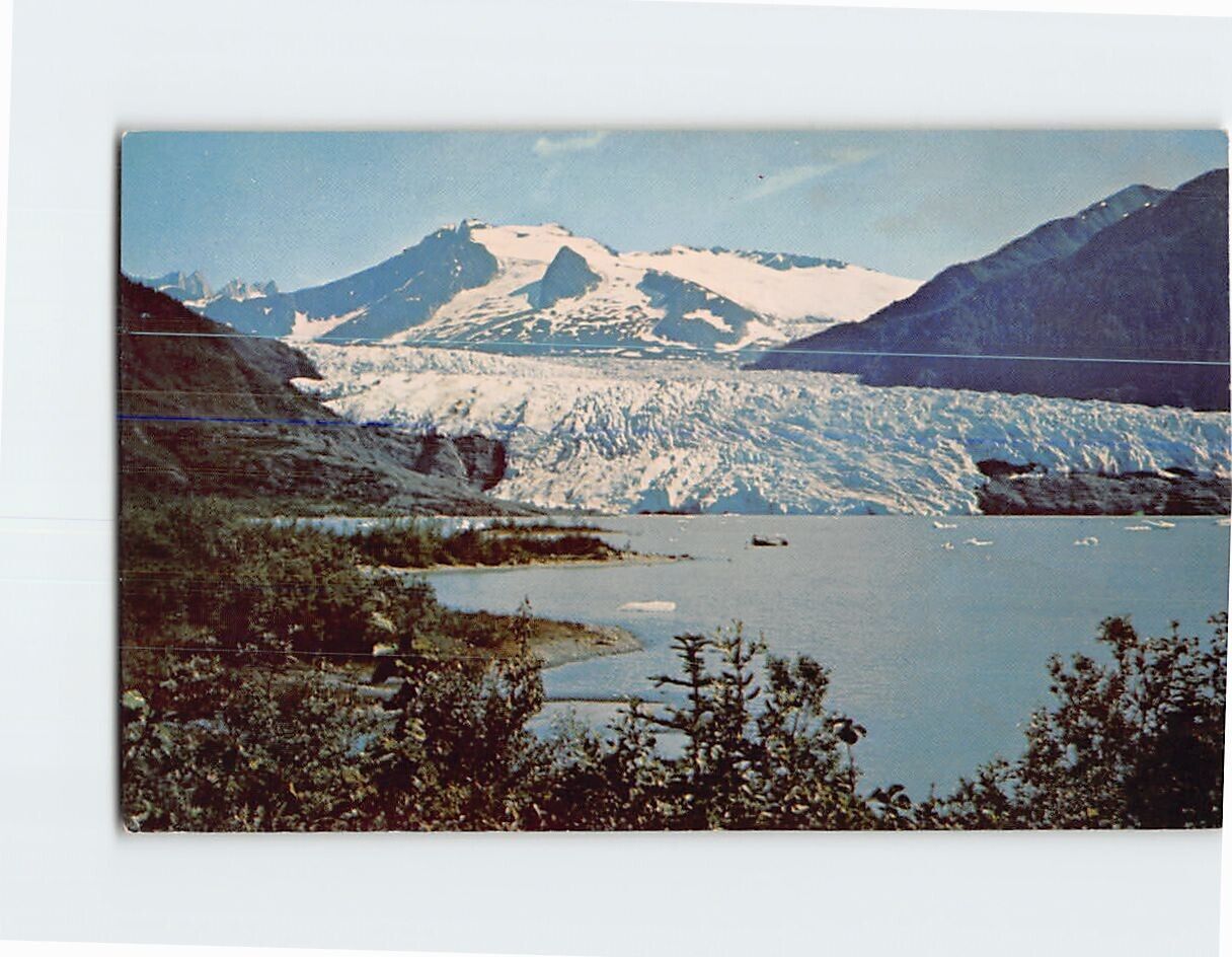 Postcard Mendenhall Glacier Alaska USA