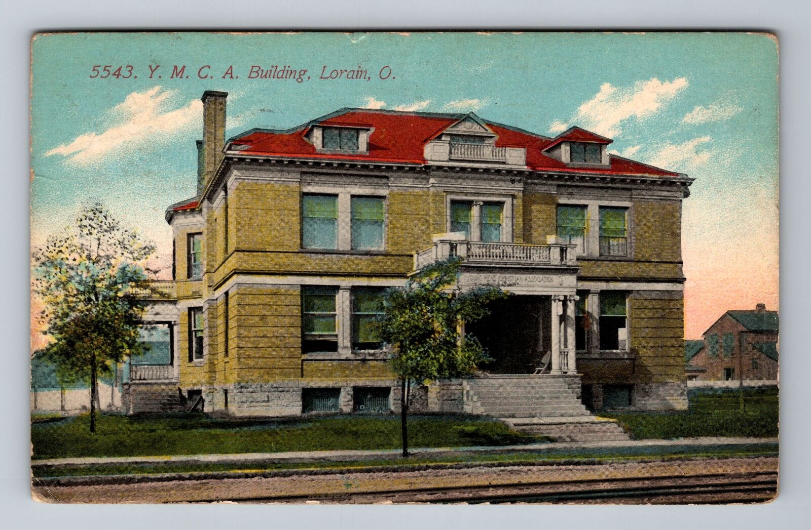 Lorain OH-Ohio, Y.M.C.A. Building, c1911 Antique Vintage Souvenir Postcard