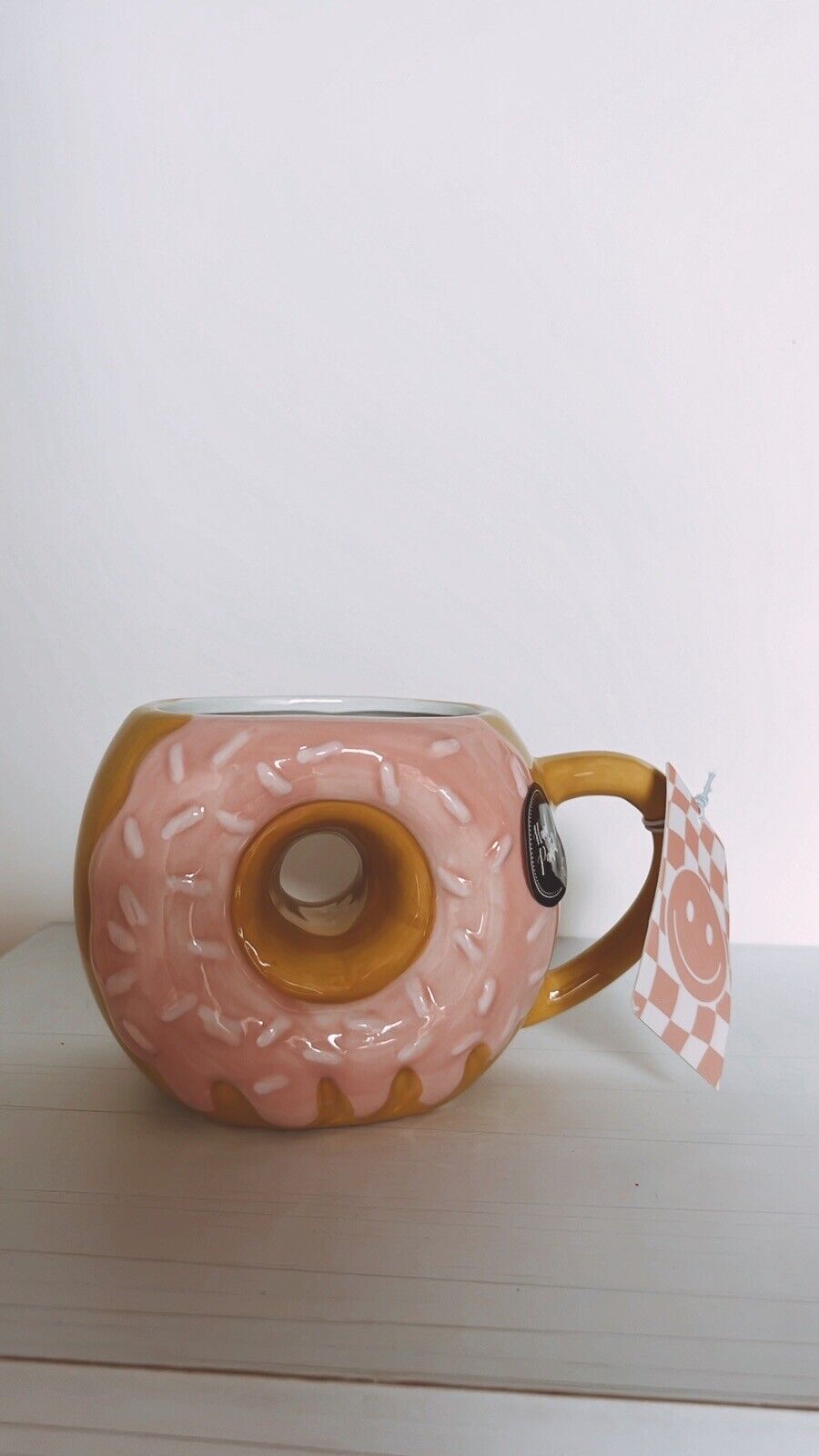 Pink Viral Donut Mugs -Super Cute -Great For Coffee, Tea, Hot Cocoa - Photogenic