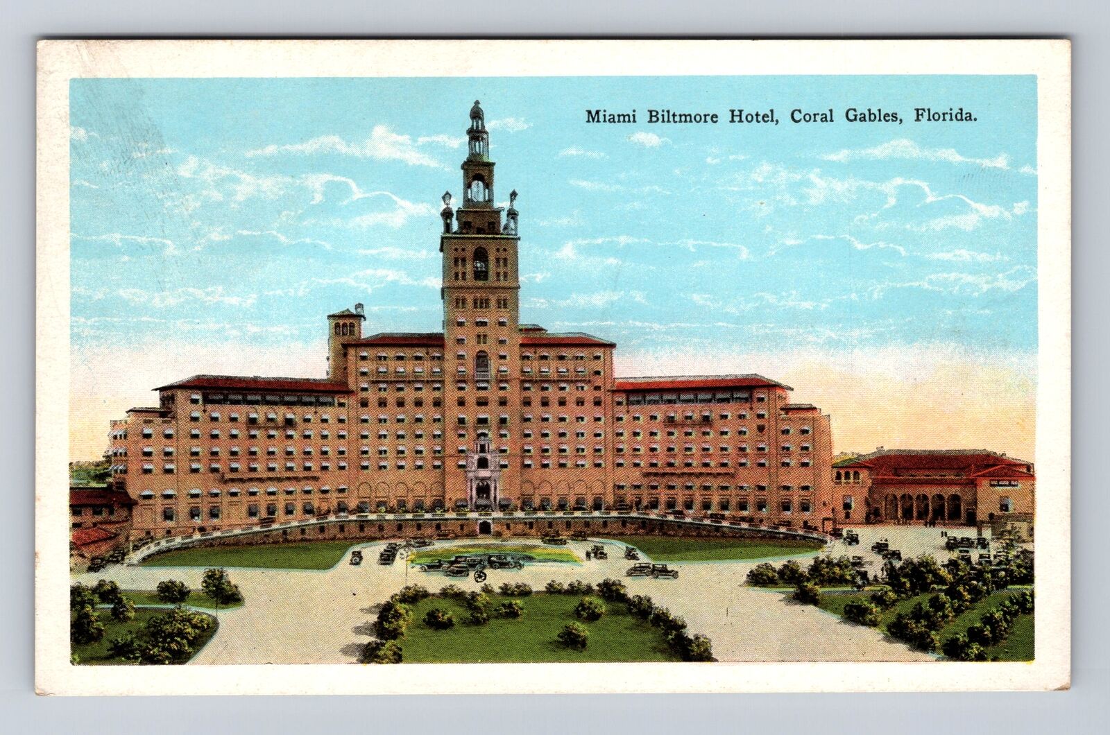 Coral Gables FL-Florida, Miami Biltmore Hotel, Advertising, Vintage Postcard
